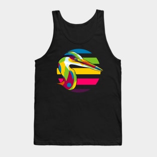 Great Heron Pop Art Tank Top